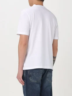 T-shirt in cotone con maxi logo Diesel