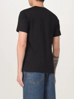 T-shirt in cotone con mini logo Comme Des Garcons