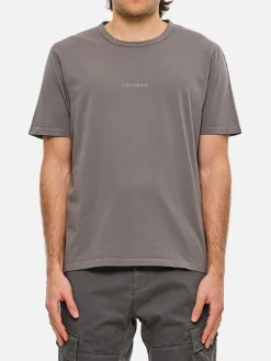 T-shirt in cotone con mini logo C.P. Company