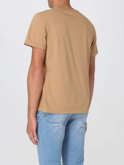 T-shirt in cotone con mini logo Brooksfield