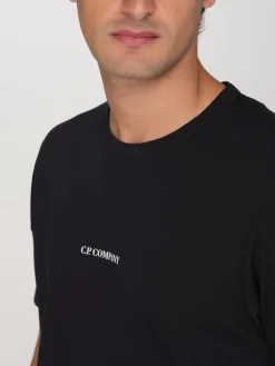 T-shirt in cotone con mini logo C.P. Company