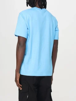 T-shirt in cotone con mini logo MSGM Kids