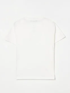 T-shirt in cotone con mini logo Emporio Armani