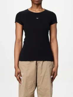 T-shirt in cotone con mini logo Dsquared2