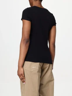 T-shirt in cotone con mini logo Dsquared2