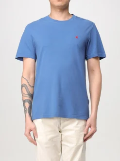 T-shirt in cotone con mini logo Brooksfield