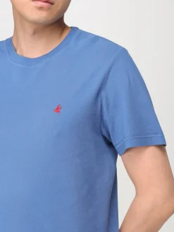 T-shirt in cotone con mini logo Brooksfield