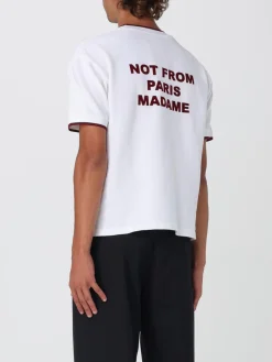 T-shirt in cotone con slogan Drôle De Monsieur