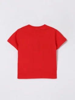 T-shirt in cotone con stampa Elefante Kenzo Kids