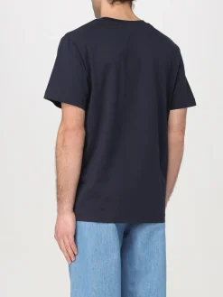T-shirt in cotone con stampa logo A.P.C.