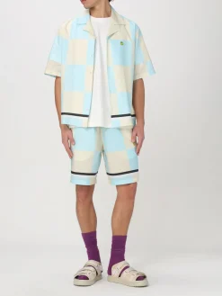 T-shirt in cotone con stampa logo multicolor Barrow