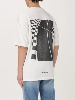 T-shirt in cotone con stampa grafica Hugo