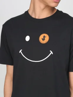 T-shirt in cotone con stampa Save the Duck