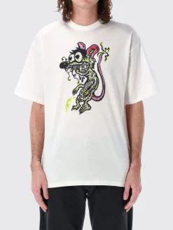 T-shirt in cotone con stampa grafica Magliano