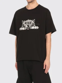 T-shirt in cotone con stampa Tiger Kenzo