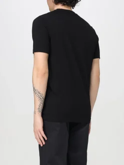 T-shirt in cotone con stampa logo Karl Lagerfeld