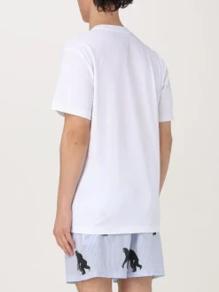 T-shirt in cotone con stampa grafica Moschino Couture