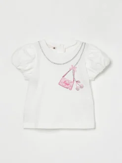 T-shirt in cotone con stampa bag Liu Jo