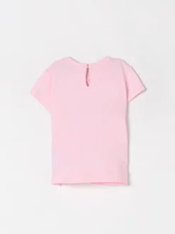 T-shirt in cotone con stampa floreale Monnalisa