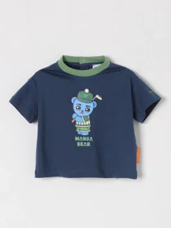 T-shirt in cotone con stampa grafica e logo Emporio Armani