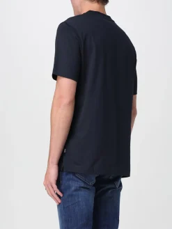 T-shirt in cotone con stampa logo Boss