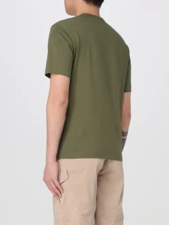 T-shirt in cotone con stampa logo Blauer