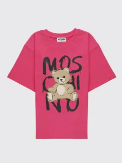 T-shirt in cotone con stampa Teddy Bear Moschino