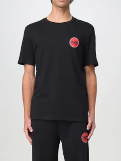 T-shirt in cotone con stampa logo Hugo