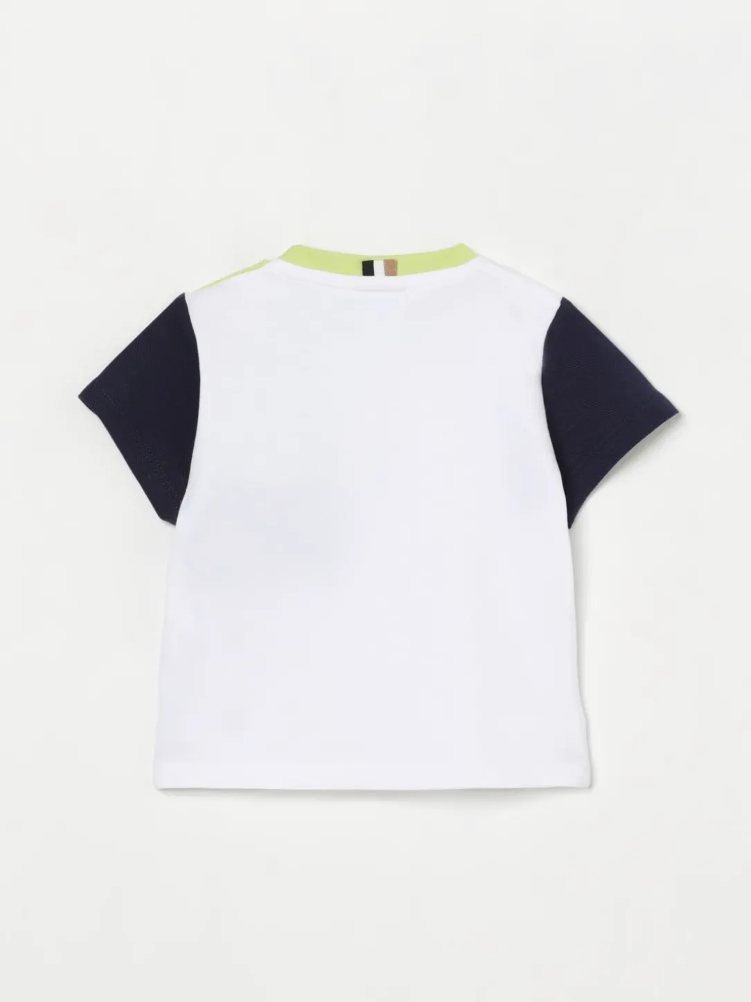 T-shirt in cotone con stampa logo Boss