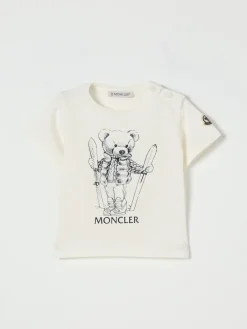 T-shirt in cotone con stampa Teddy Moncler