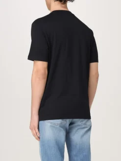 T-shirt in cotone con stampa logo Hugo