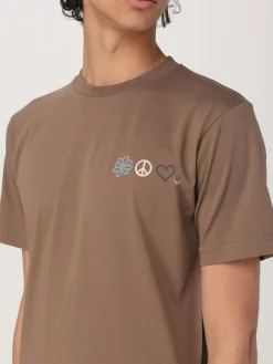 T-shirt in cotone con stampa grafica Emporio Armani