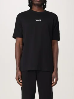 T-shirt in cotone con stampa logo Disclaimer