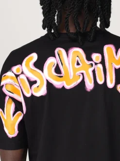 T-shirt in cotone con stampa logo Disclaimer