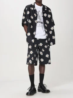 T-shirt in cotone con stampa grafica Moschino Couture