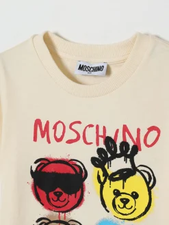 T-shirt in cotone con stampa Teddy Bear Moschino