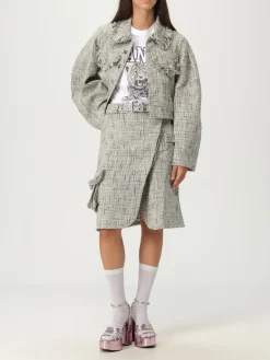 T-shirt in cotone con stampa animali Ganni