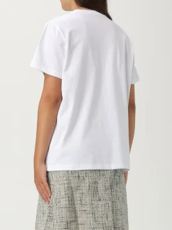 T-shirt in cotone con stampa animali Ganni