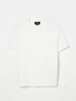T-shirt in cotone Emporio Armani con mini logo
