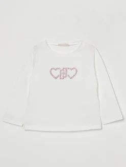 T-shirt in cotone Liu Jo con logo di strass