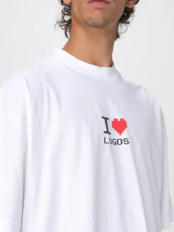 T-shirt in cotone over Vetements