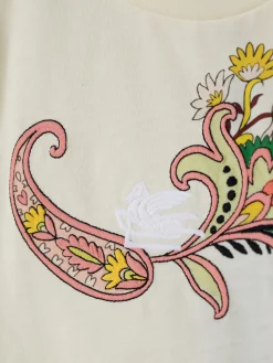 T-shirt in cotone paisley Etro