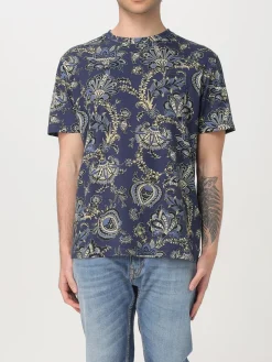 T-shirt in cotone paisley Etro
