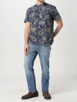 T-shirt in cotone paisley Etro