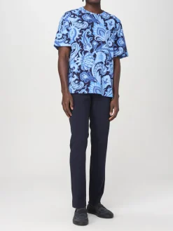 T-shirt in cotone paisley Etro