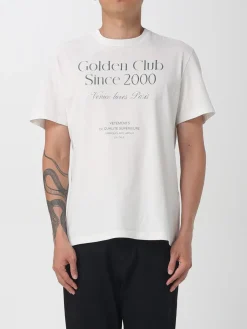 T-shirt in cotone stampata Golden Goose