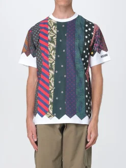 T-shirt in cotone stampata Moschino Couture