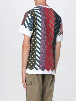 T-shirt in cotone stampata Moschino Couture