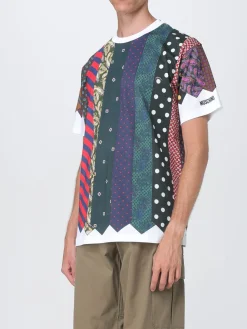 T-shirt in cotone stampata Moschino Couture