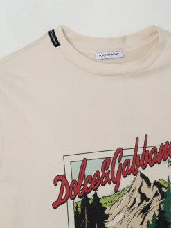 T-shirt in cotone stampata Dolce & Gabbana